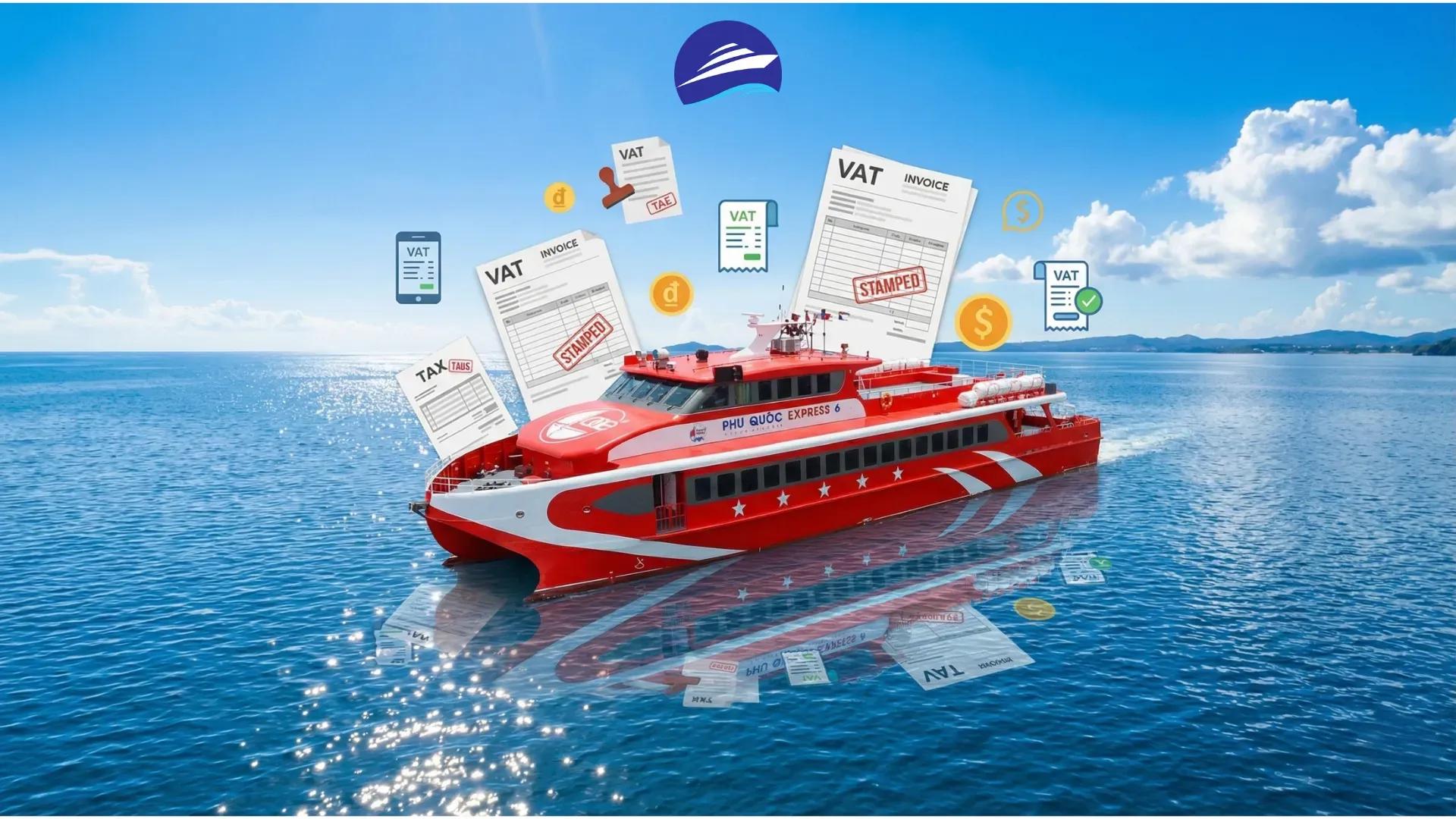Hóa đơn VAT vé tàu Côn Đảo: cách yêu cầu xuất hóa đơn