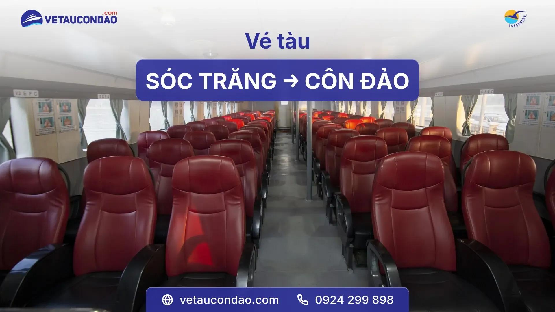 Vé tàu Sóc Trăng Côn Đảo (Superdong)