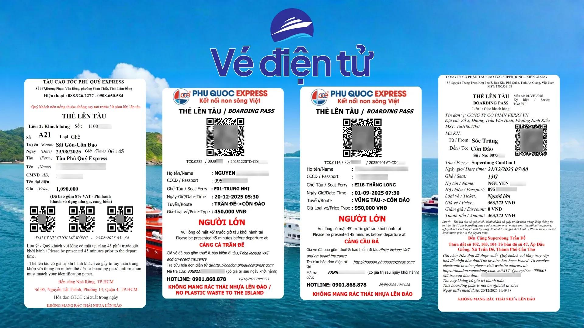 Vé điện tử là gì? Cách sử dụng vé điện tử để lên tàu cao tốc