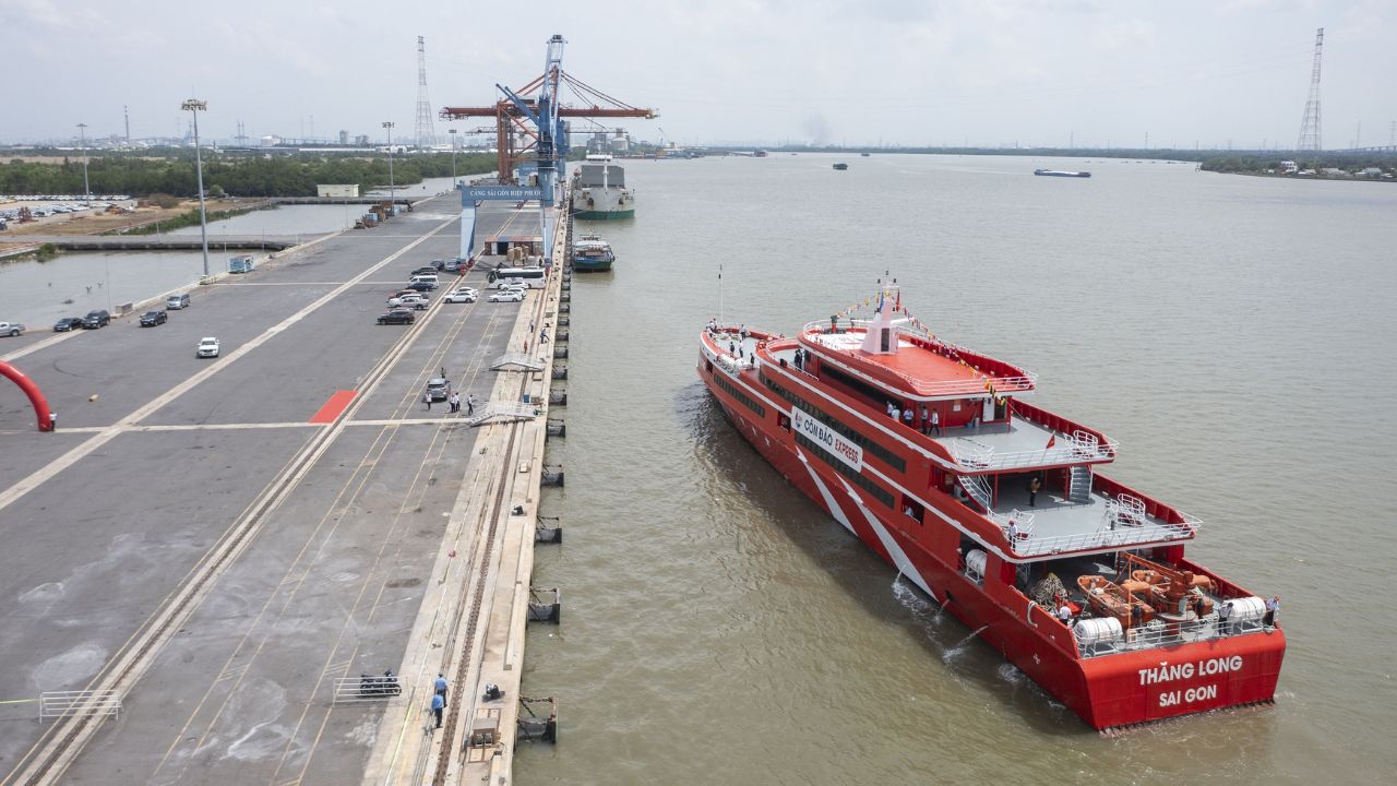 Cảng Hiệp Phước nằm trên sông Soài Rạp ở TP. Hồ Chí Minh (Ảnh: Sưu tầm)
