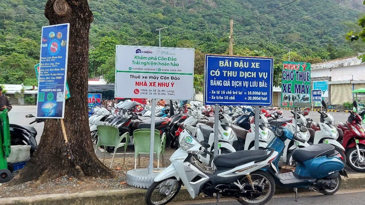 Dịch vụ thuê xe máy Côn Đảo với chi phí phải chăng