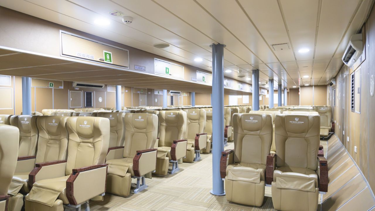 Khoang ghế VIP tàu Vũng Tàu Côn Đảo